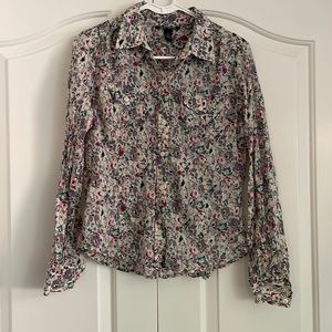 Lucky Brand size M floral shirt